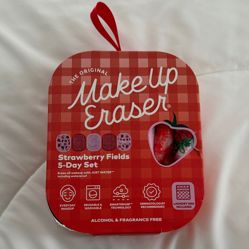 MakeUp Eraser Strawberry Fields 5-Day Set - Red